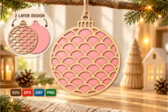 Wooden Christmas Ornament Product Image 1