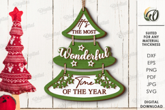 Christmas Trees Wall Decors Bundle Laser Cut. Chrisrmas SVG Product Image 4