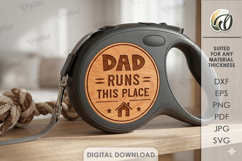 Circle For Tools Laser Cut. Measuring Tape Decor SVG Product Image 1