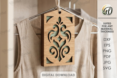 Hanging Closet Sachets Bundle Laser Cut. Wardrobe Sachet SVG Product Image 10
