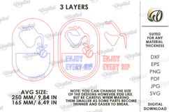 3D Coffee Sign Laser Cut. Kitchen Wall Decor SVG Product Image 2