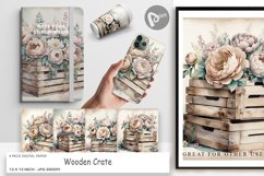 Digital Paper Wooden Crate Product Image 1