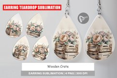 Earring Wooden Crate Product Image 1