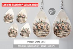 Earring Wooden Crate Product Image 1