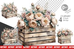 Wooden Crate Clipart Product Image 1