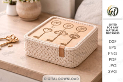 Crochet Basket Tray Bases Bundle Laser Cut. Basket Base SVG Product Image 10