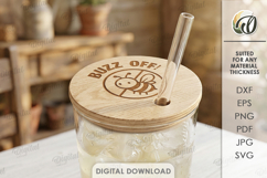 3D Cup Covers Bundle Laser Cut. Engraved Cup Toppers SVG Product Image 8