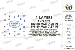 Kitchen Cutting Board Laser Cut. Engraved Cutting Board SVG Product Image 2