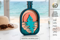 3D Decors In Bottles Bundle Laser Cut. Standing Decor SVG Product Image 13