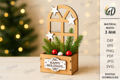 Christmas Decorative Boxes Bundle Lasercut. Christmas SVG Product Image 6