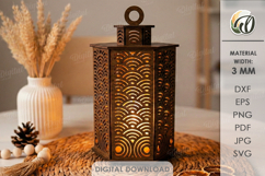 3D Decorative Lanterns Bundle Laser Cut. Candle Holder SVG Product Image 4