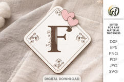 3D Decorative letter signs Bundle Laser cut. Alphabet SVG Product Image 10