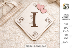 3D Decorative letter signs Bundle Laser cut. Alphabet SVG Product Image 13