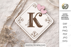 3D Decorative letter signs Bundle Laser cut. Alphabet SVG Product Image 15