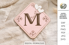 3D Decorative letter signs Bundle Laser cut. Alphabet SVG Product Image 17