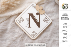 3D Decorative letter signs Bundle Laser cut. Alphabet SVG Product Image 18