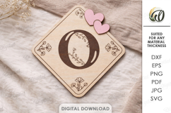 3D Decorative letter signs Bundle Laser cut. Alphabet SVG Product Image 19