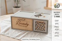 3D Boho Organizers Bundle Laser Cut. Jewelry Box SVG Product Image 11