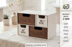 3D Boho Organizers Bundle Laser Cut. Jewelry Box SVG Product Image 14