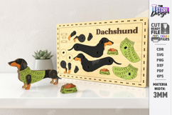 Wooden Dog Breed Card Puzzles Laser Cut Bundle | 3D Puzzle Product Image 22