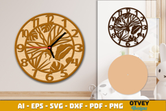 Wooden Transport Wall Clock Laser Cut File Product Image 3