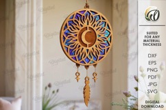 Wooden Dream Catchers Bundle Laser Cut. Dream Catchers SVG Product Image 7