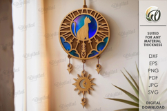 Wooden Dream Catchers Bundle Laser Cut. Dream Catchers SVG Product Image 10
