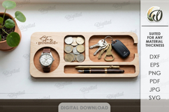 3D Dump Trays Bundle Laser Cut. Catchall Tray SVG Product Image 2
