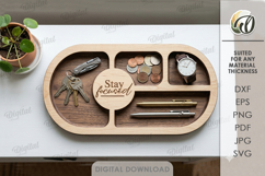 3D Dump Trays Bundle Laser Cut. Catchall Tray SVG Product Image 6
