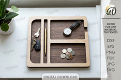 3D Dump Trays Bundle Laser Cut. Catchall Tray SVG Product Image 7