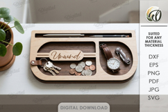 3D Dump Trays Bundle Laser Cut. Catchall Tray SVG Product Image 8