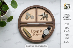 3D Dump Trays Bundle Laser Cut. Catchall Tray SVG Product Image 12