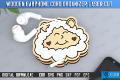 Earphone Cord Organizer Laser Cut | Gadget Accessories | CNC Product Image 1