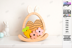 Easter Bunny Rocker Laser Cut Bundle | Tabletop Easter Decor Product Image 3