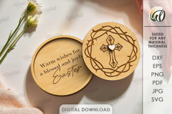 3D Easter Cards Bundle Laser Cut. Easter Greeting Card SVG Product Image 6