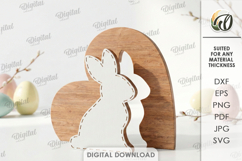 Easter Decors Bundle Laser Cut. Easter Stand Decor SVG Product Image 2