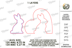 Easter Stand Decor Laser Cut. Easter Bunny SVG Product Image 2