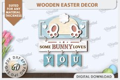 Easter Wooden Decor Laser Cut Bundle. Easter Decor SVG Product Image 6