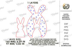 Easter Stand Decor Laser Cut. Easter Bunny SVG Product Image 2
