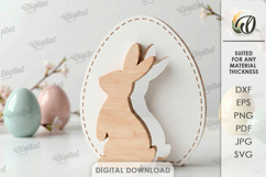 Easter Decors Bundle Laser Cut. Easter Stand Decor SVG Product Image 5