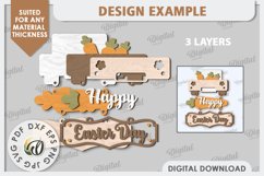 Easter Wooden Decor Laser Cut. Home Decor. Easter Decor SVG Product Image 3