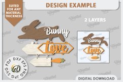 Easter Wooden Decor Laser Cut. Home Decor. Easter Decor SVG Product Image 3