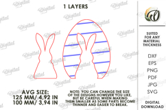 Easter Stand Decor Laser Cut. Easter Bunny SVG Product Image 2