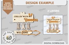 Easter Wooden Decor Laser Cut. Home Decor. Easter Decor SVG Product Image 3