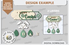 Easter Wooden Decor Laser Cut. Home Decor. Easter Decor SVG Product Image 3