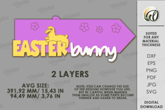 Easter Directional Signs Laser Cut Bundle. Easter Decor SVG Product Image 2