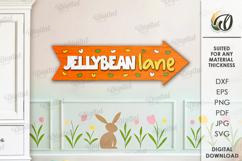 Easter Directional Signs Laser Cut Bundle. Easter Decor SVG Product Image 12