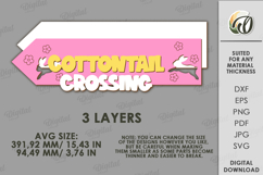 Easter Directional Sign Laser Cut. Easter Decor SVG Product Image 2