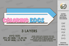 Easter Directional Sign Laser Cut. Easter Decor SVG Product Image 2