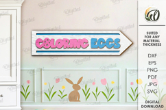 Easter Directional Signs Laser Cut Bundle. Easter Decor SVG Product Image 10